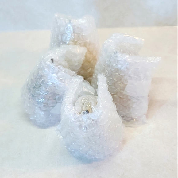 MOSAIC MID CENTURY MODERN GLASS PEAR FRUIT SET OF FOUR - Picture 7 of 7